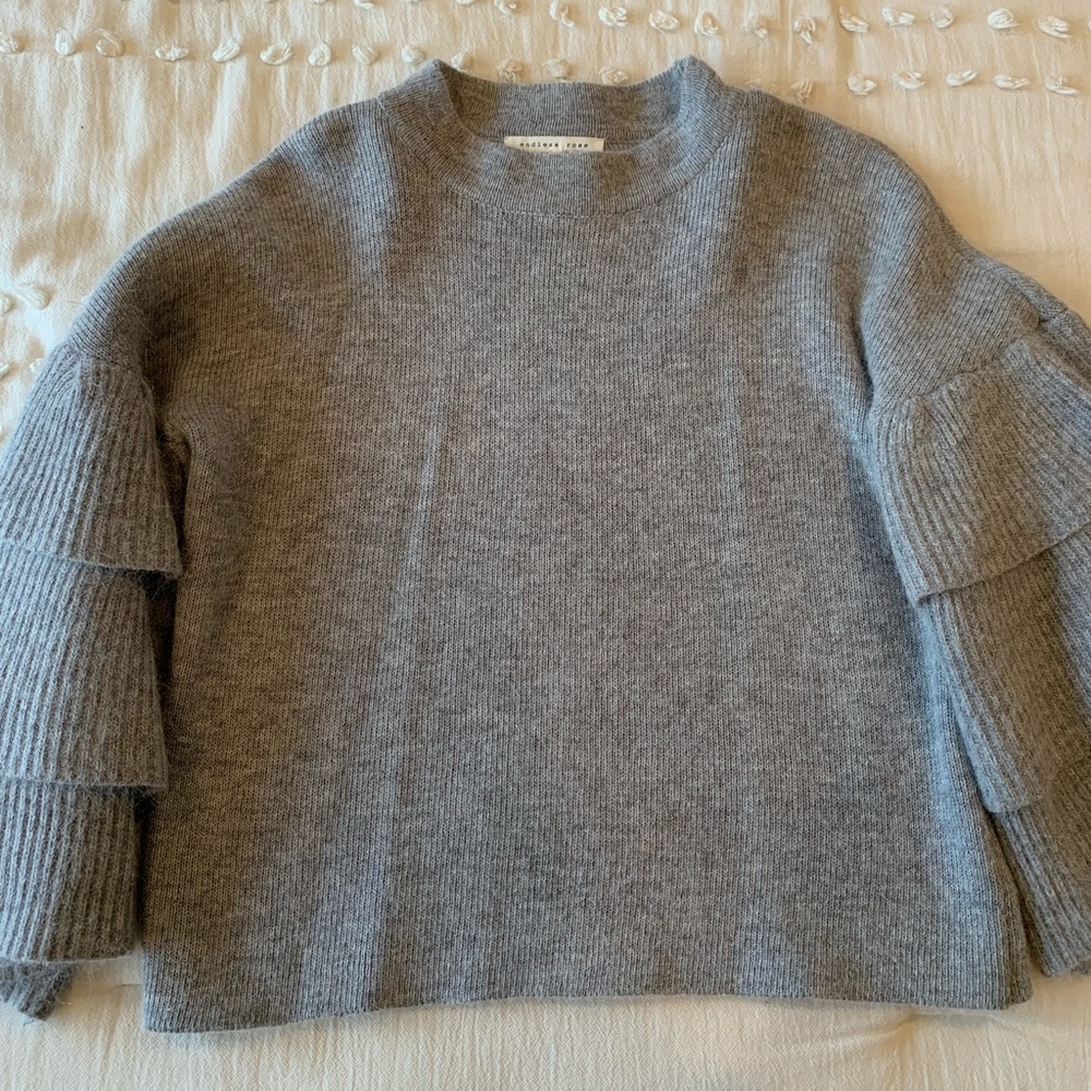 Gray Revolve Sweater - image 2
